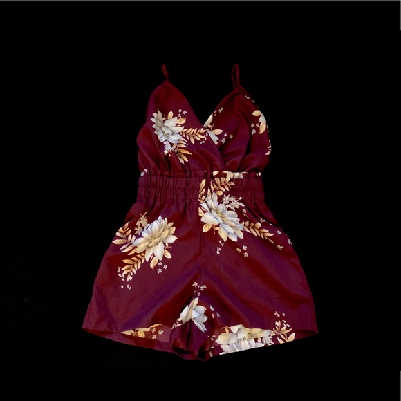 Floral Romper - Picture 1 of 4